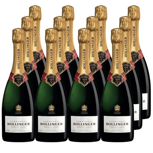 Bollinger Brut Special Cuvee Champagne 75cl Crate of 12 Champagne